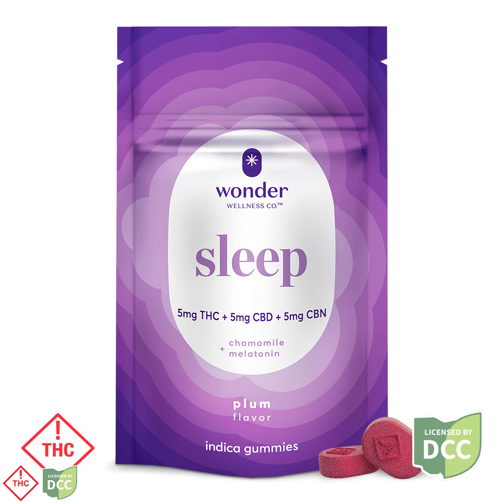 *Wonder | Sleep 1:1:1 Plum Gummies [20pk] (100mg CBD/110mg THC/100mgCBN)
