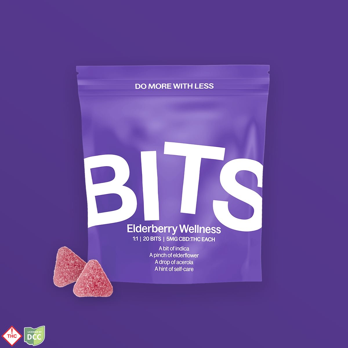 Elderberry Wellness CBD:THC [20pk] (100mg CBD/100mg THC)