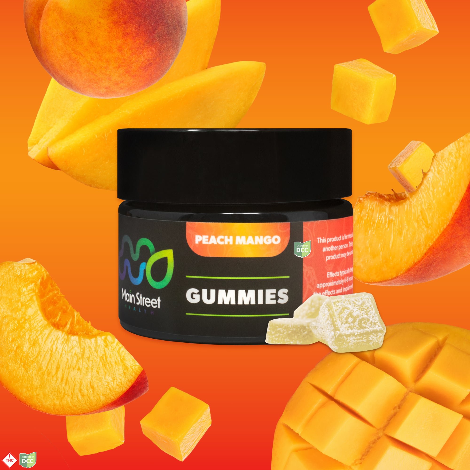 1:1 Peach Mango [11pk] (110mg CBG/110mg THC)