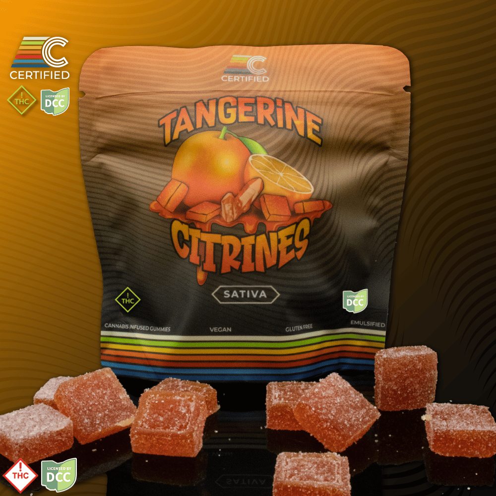 Tangerine Citrine Gems []