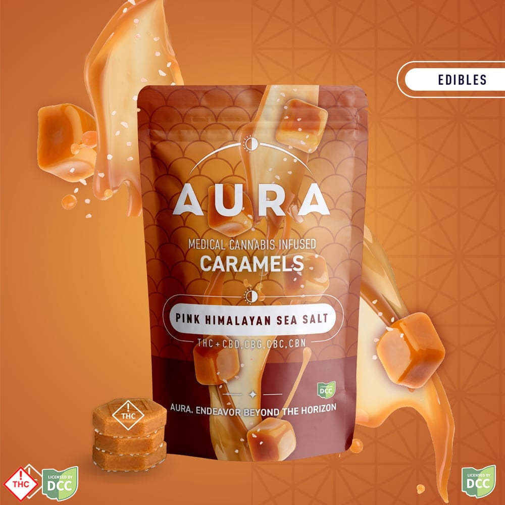 Pink Himalayan Sea Salt Caramels [4 Pack] (110mg)