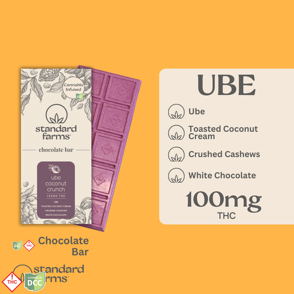 Ube Coconut Crunch [10pk] (100mg)
