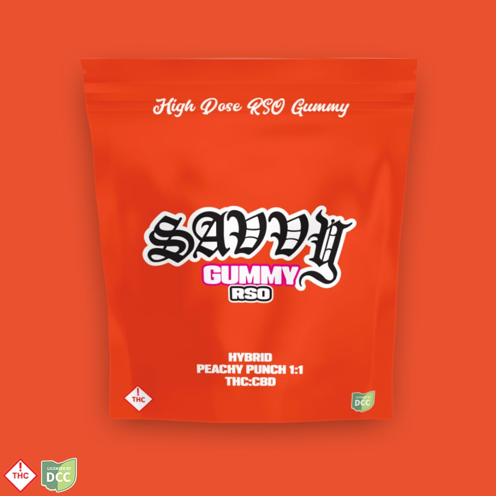Peachy Punch 1:1 [10pk] (110mg CBD/110mg THC)