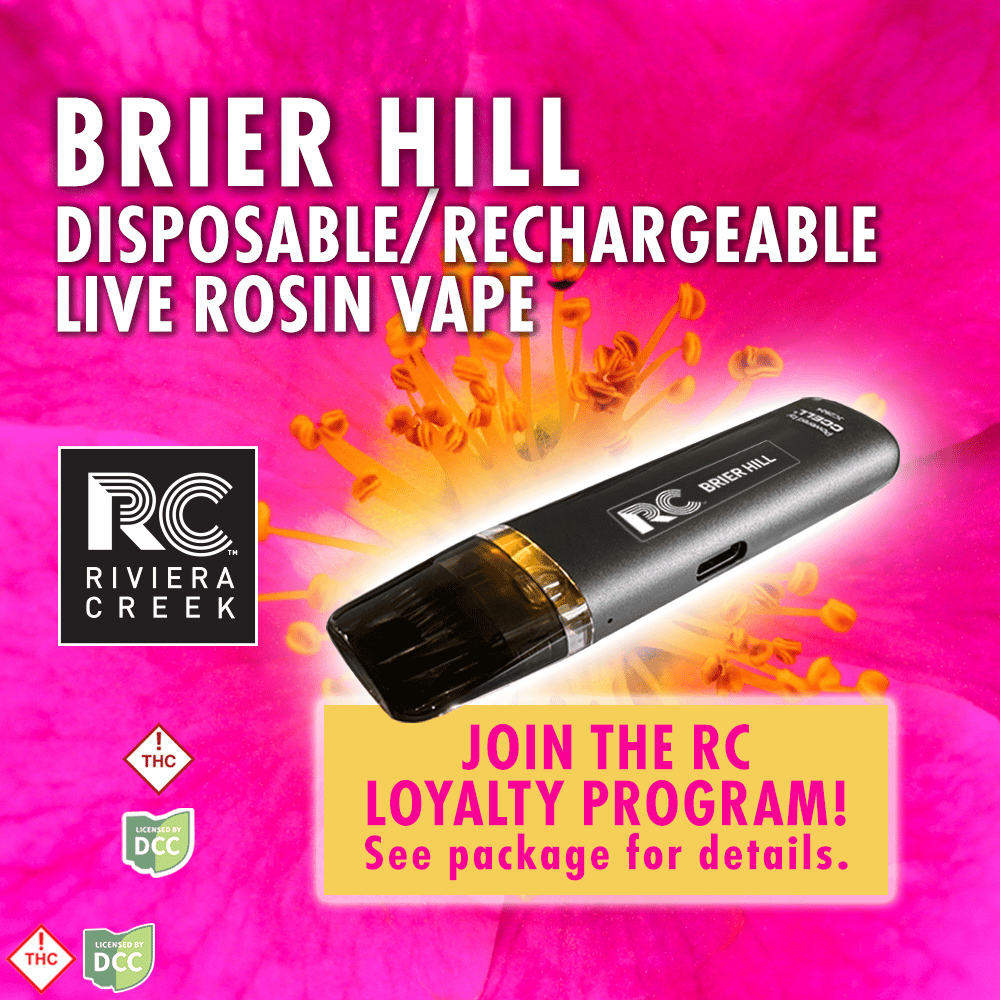 Brier Hill Disposable/Rechargeable Live Rosin Vape (0.5g)