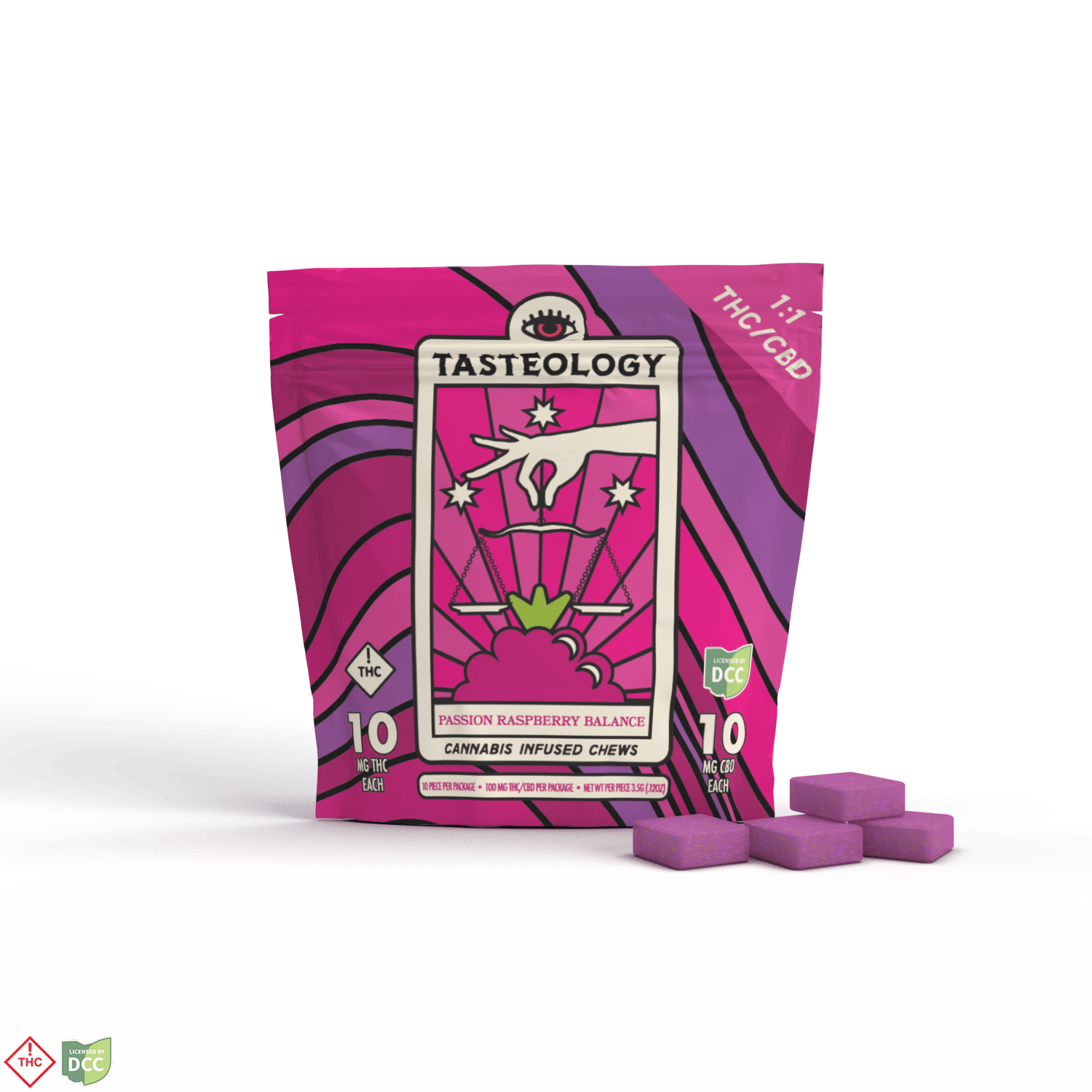 Passion Raspberry 1:1 [10pk] (100mg)