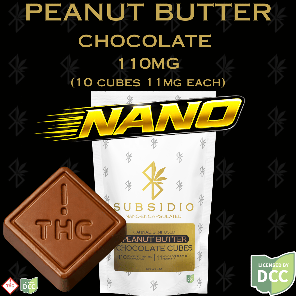 Pnt Btr Mlk Chlt | 110mg | 10pk