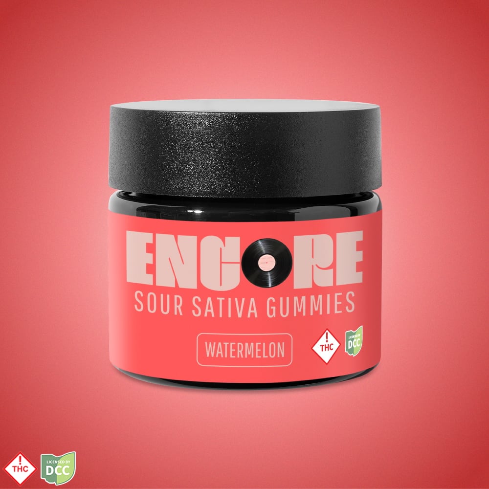 Encore - Sour Watermelon Gummies - 10ct - 111mg