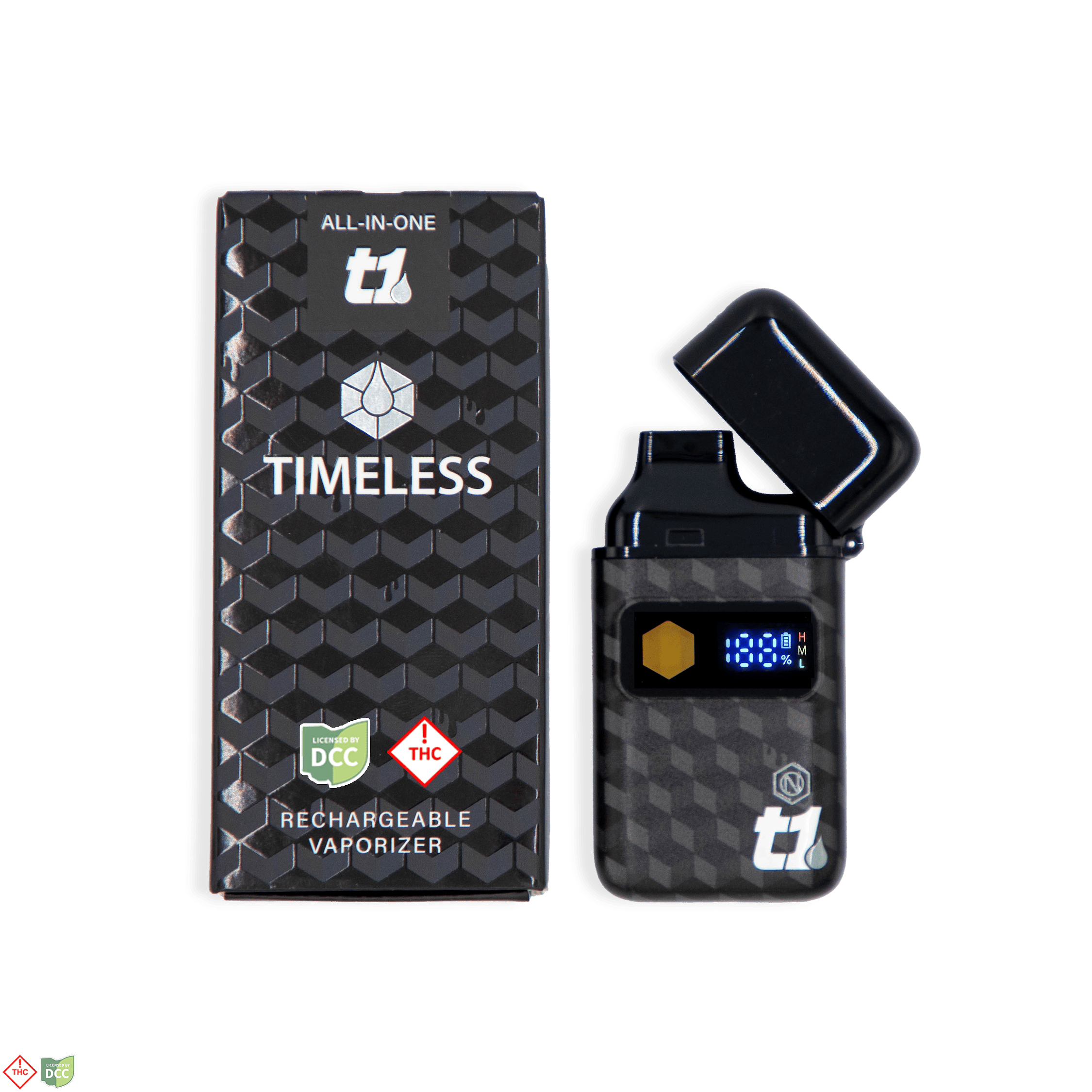 Timeless NOIR - 2 Day Hash Plant - 1g LRT Vape Pen