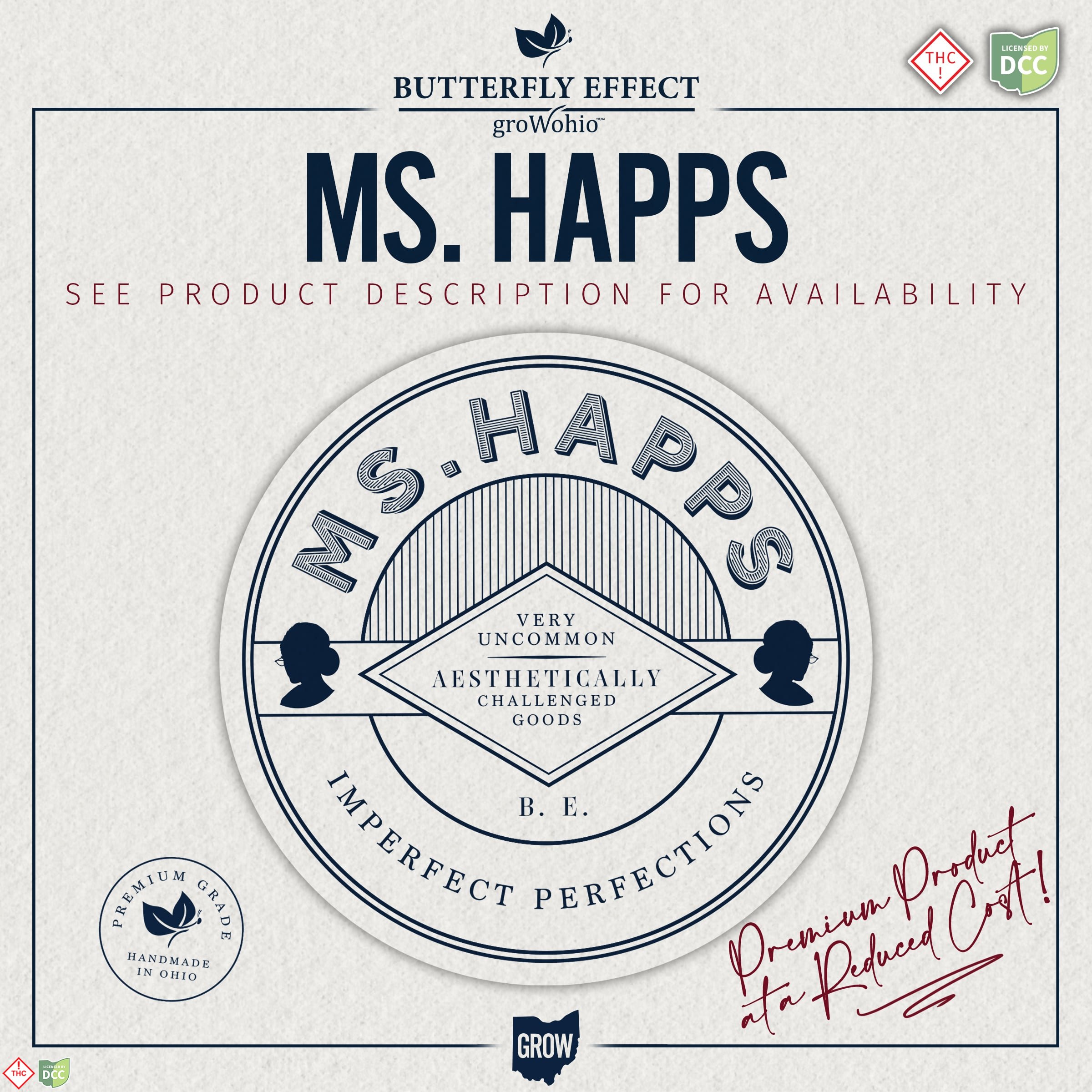 Ms Happs Mint Milk Chocolate [10pk] (55mg)