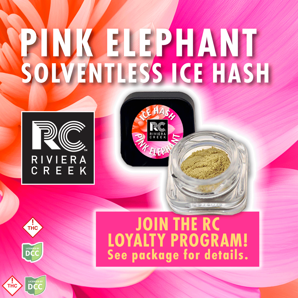 Riviera Creek  Pink Elephant  Ice Hash