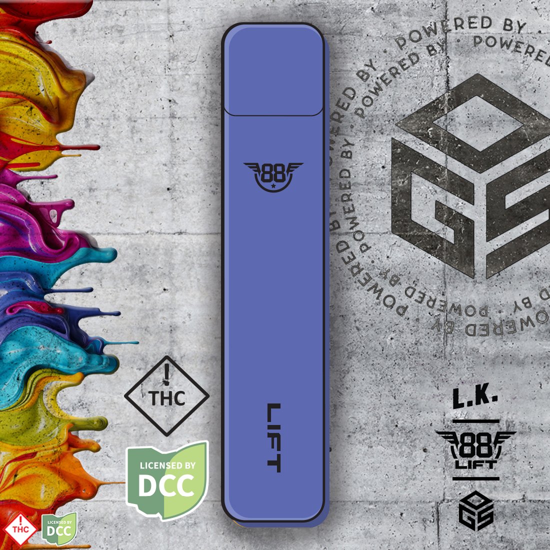 88 lift disposable vape Shop 88 Lift Heaven's Fruit All-In-One Disposable [0.5g] main image 0