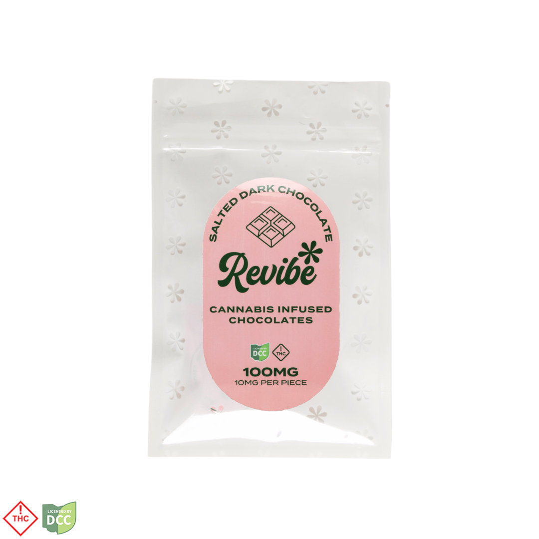 Dark Chocolate w/ Pink Himalayan Salt [10pk] (100mg)