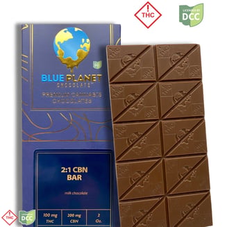 :1 (CBN:THC:CBD) Milk Chocolate Bar (200mg CBN/100mg THC/100mg CBD)