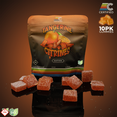 Shop Tangerine Citrines - Sativa [10pk] (98.04mg) | Nar Cannabis
