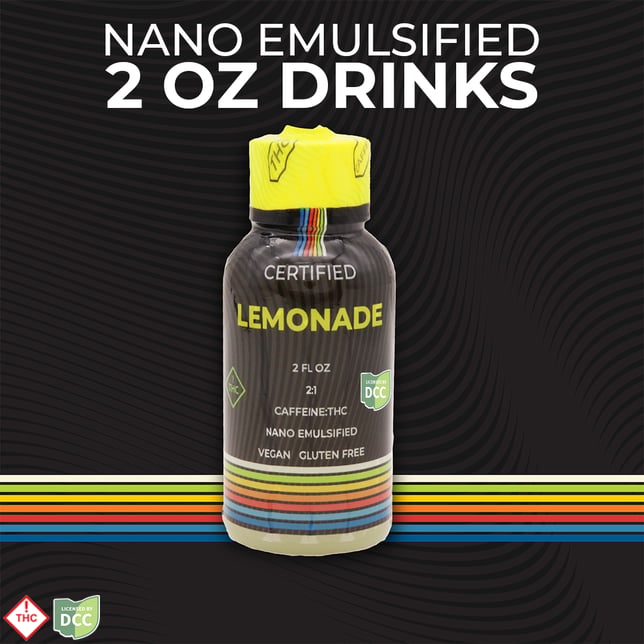 Caffeine Lemonade [4pk] (110mg THC/200mg Caffeine) - Image 2