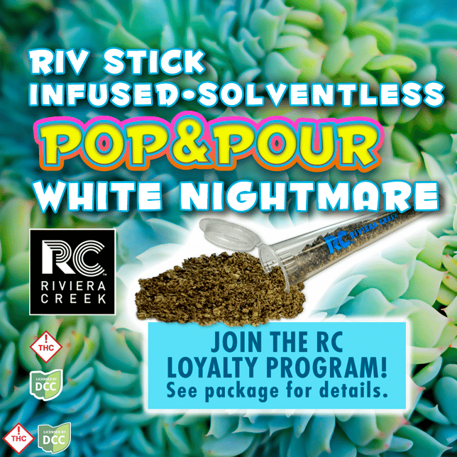 White Nightmare Riv Stick Pop & Pour - Image 1 White Nightmare Riv Stick Pop & Pour - Image 1
