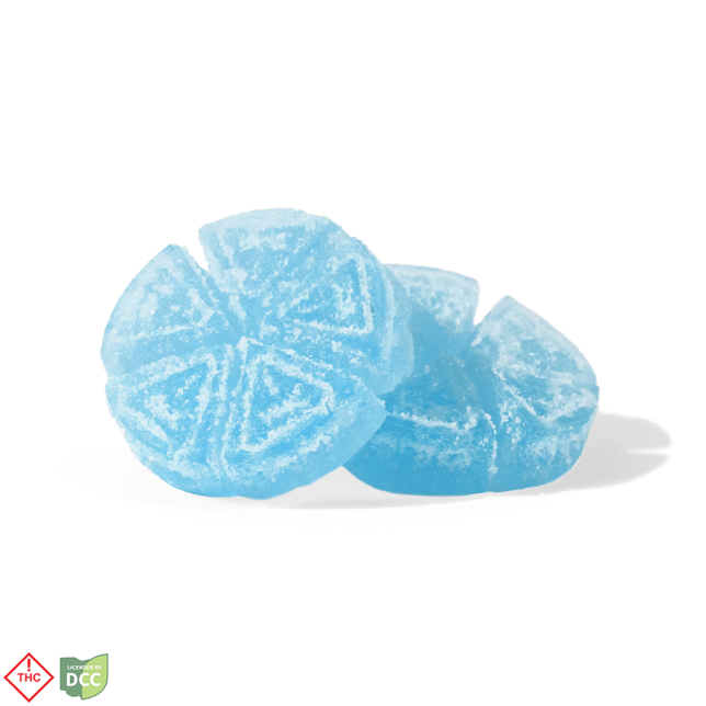 1:1 Blue Razzleberry Mega Pearl [2pk, 10 Servings] (110mg THC/110mg CBG) - Image 2