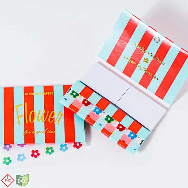 Flower Rolling Papers in Rainbow - Image 2