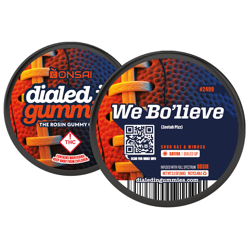 100mg - We Bo'Lieve #2499 - Rosin Gummies (10pk) by Dialed In Gummies