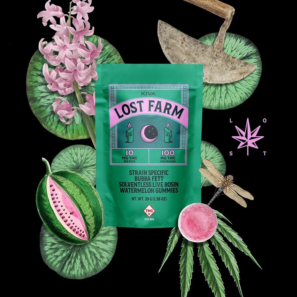 Watermelon x Bubba Fett [10pk] (100mg) by Lost Farm