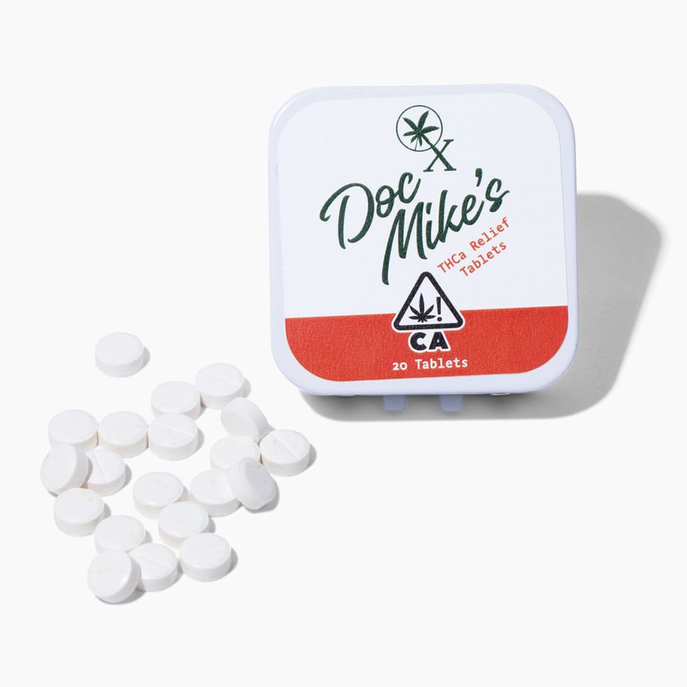 Pain Relief Tablets [20pk] (1080mg THCa) by Doc Mike's