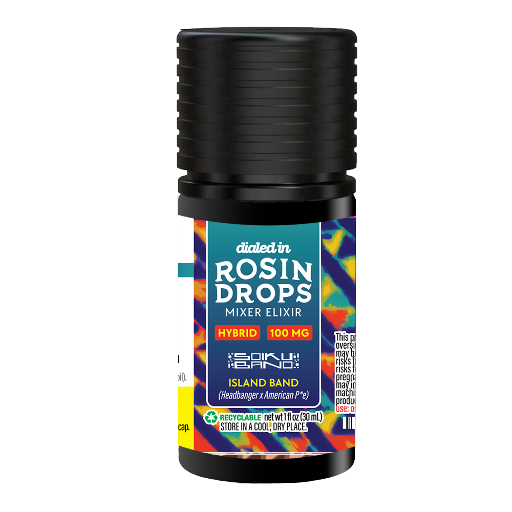100mg - Island Band #569 - Rosin Drops by Dialed In Gummies