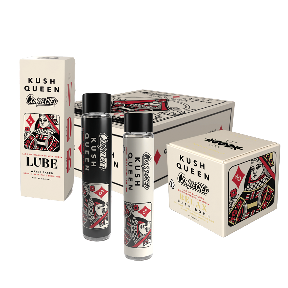 Queen of Diamonds Bundle Box by Kush Queen x Connected Cannabis Co