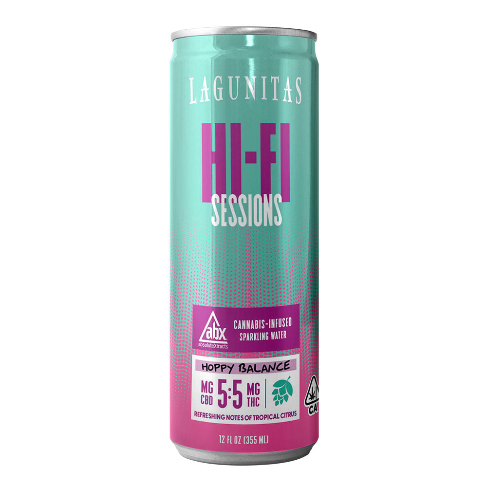 Hi-Fi Sessions - HOPPY BALANCE - [12oz] (5mg CBD/5mg THC) by Lagunitas