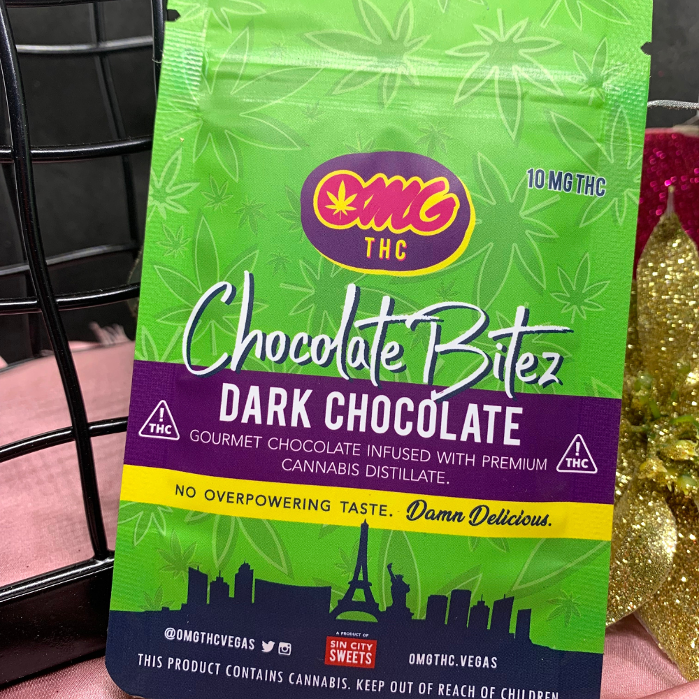 Dark Chocolate Bitez (10mg THC) by OMG THC