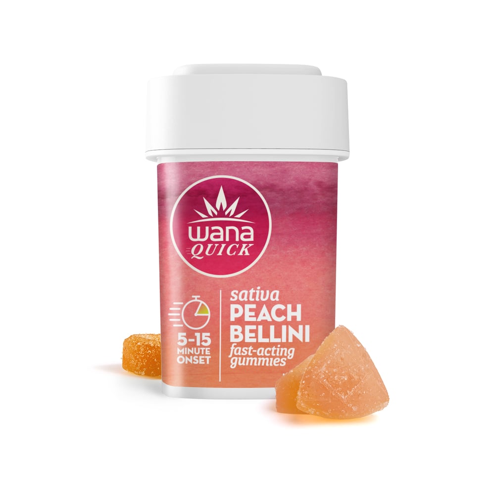 Peach Bellini - Sativa [10pk] (100mg) by Wana