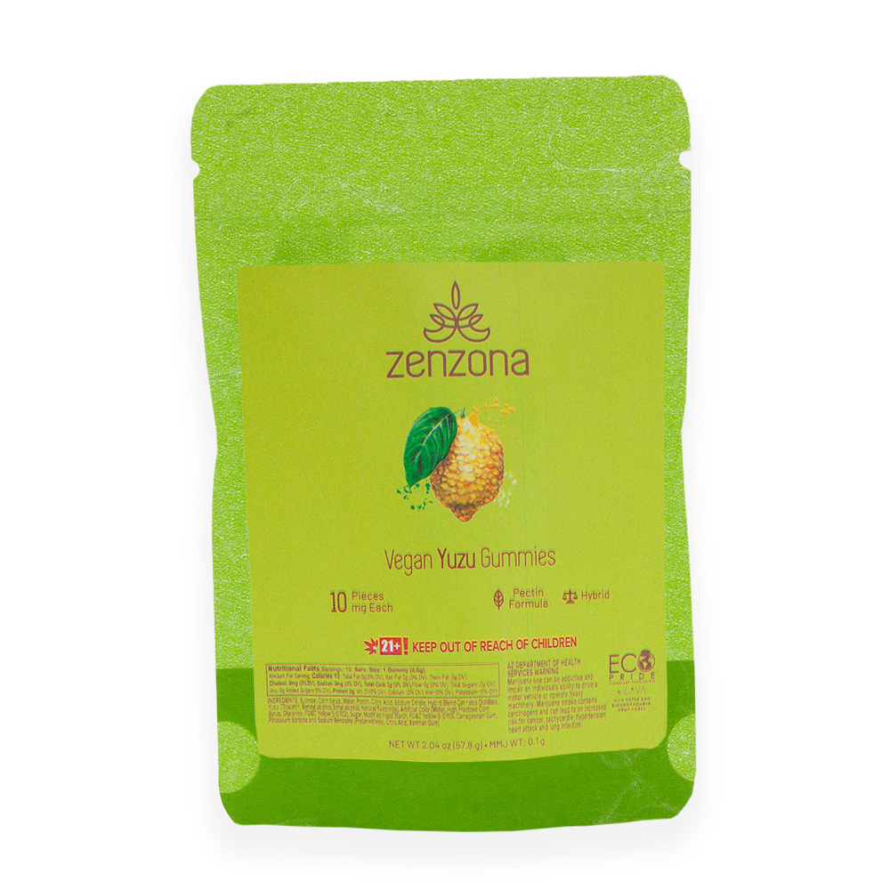 1:1 Yuzu - Hybrid (50mg CBD/50mg THC) by zenzona