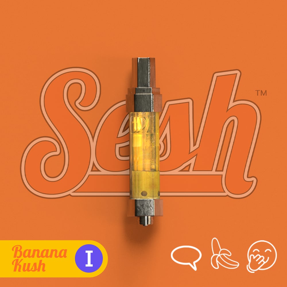 Banana Kush - Cartridge - 1000mg by Sesh®
