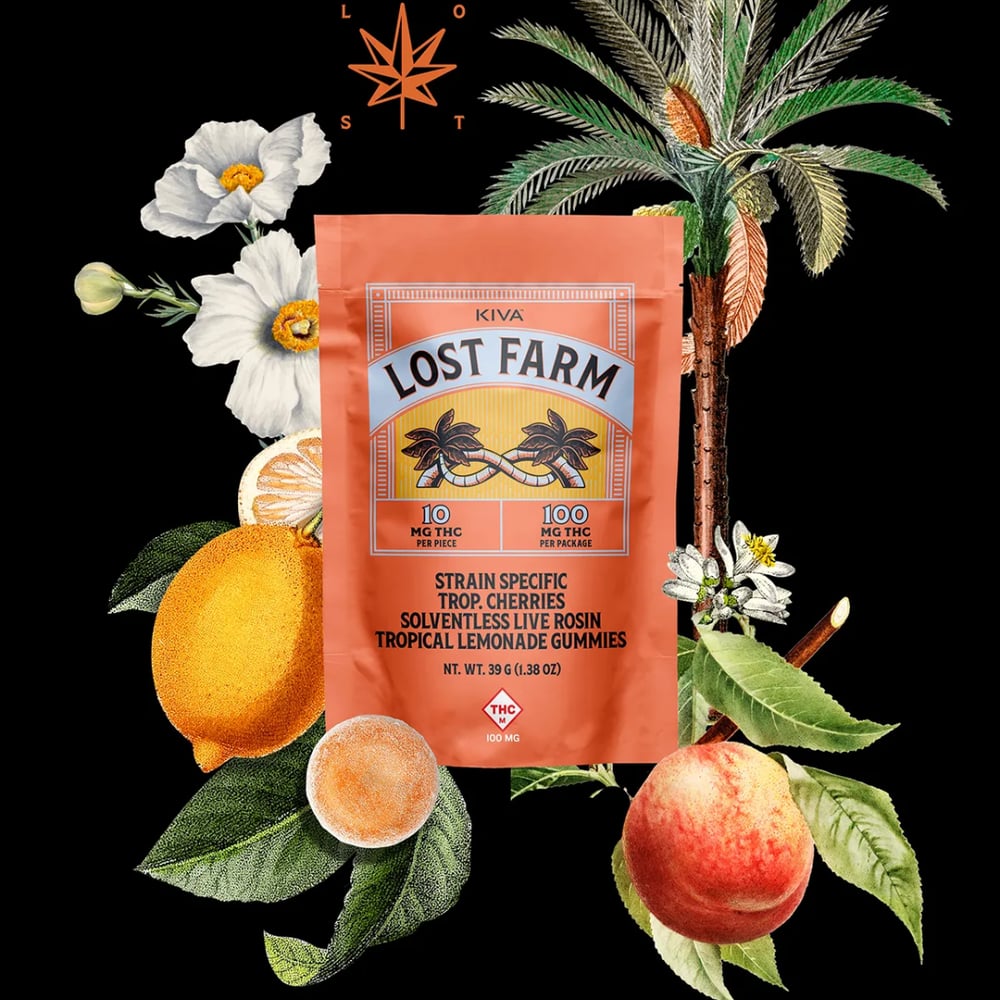 Tropical Lemonade x Trop Cherries [10pk] (100mg) by Lost Farm