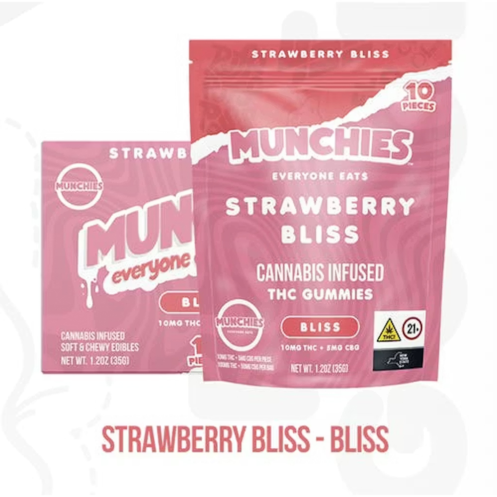 2:1 Strawberry Bliss [10pk] (100mg THC/50mg CBG) by Munchies