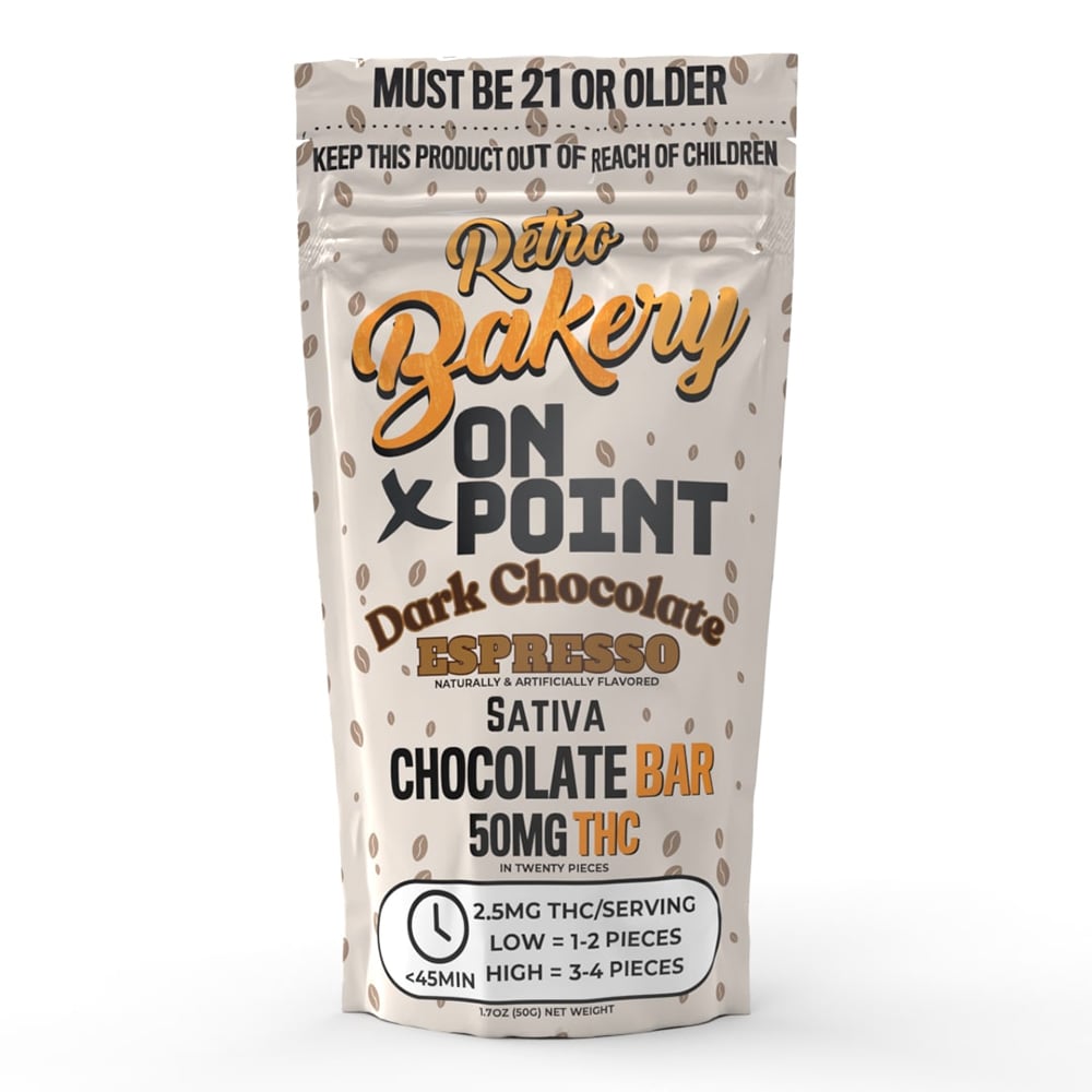 Dark Chocolate Espresso Bar [10pk] (50mg) by Retro