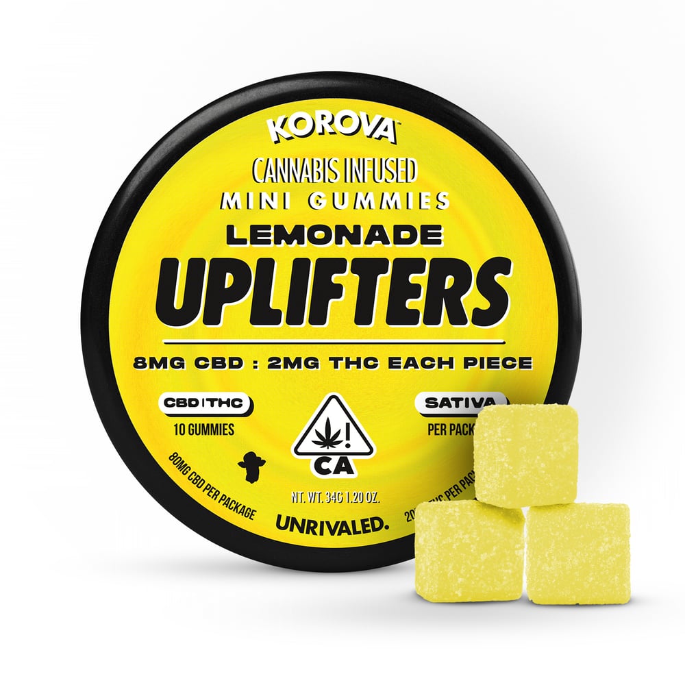 Lemonade Uplifters (80mg CBD/20mg THC) by Korova