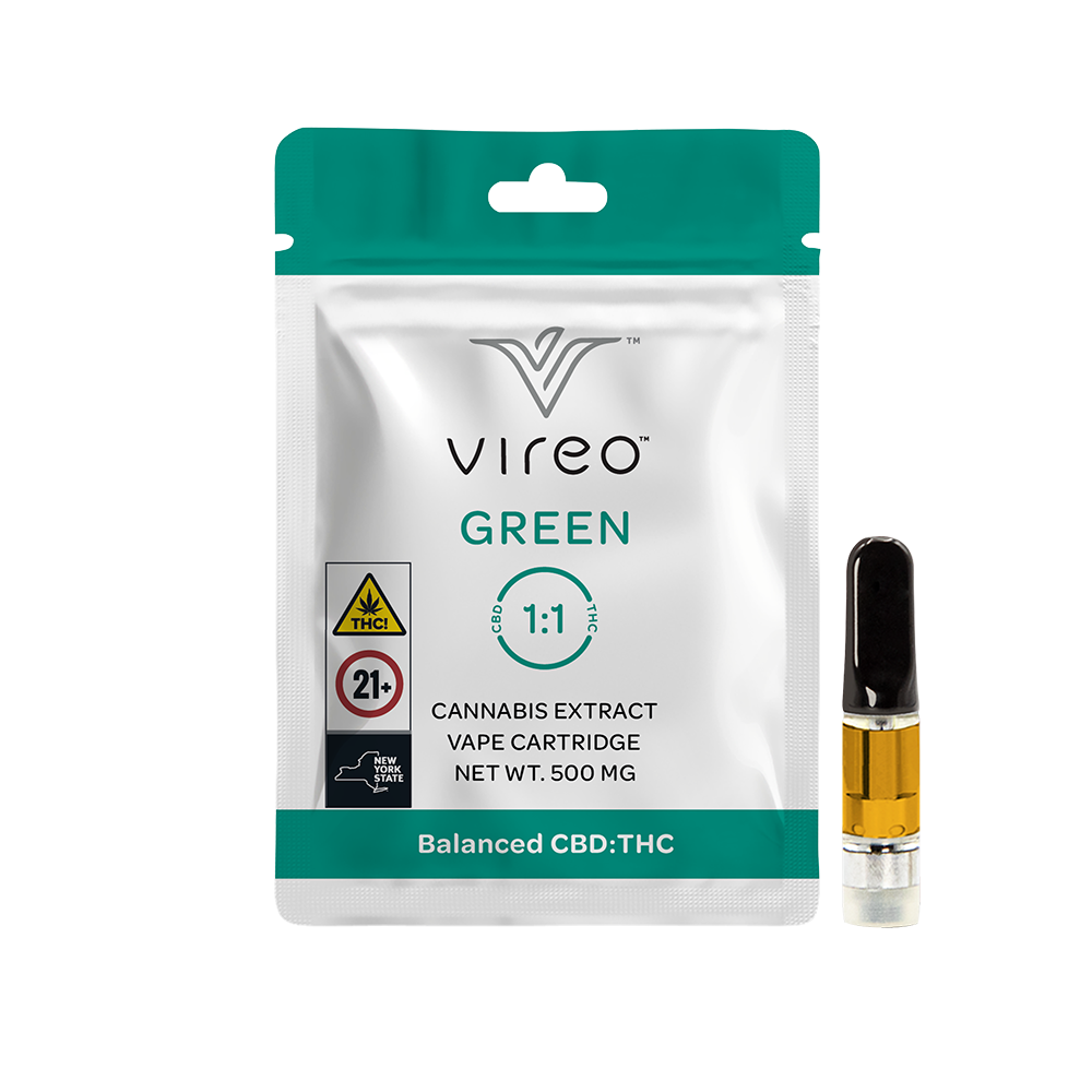 Green Distillate Vaporizer Cartridge [500mg] by Vireo