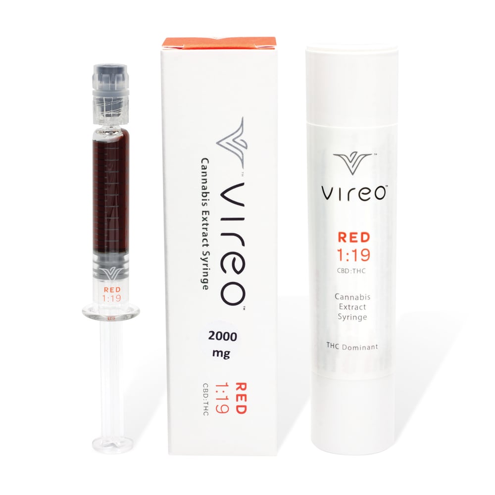 19:1 Red Distillate Vaporization Syringe (GNP) by Vireo