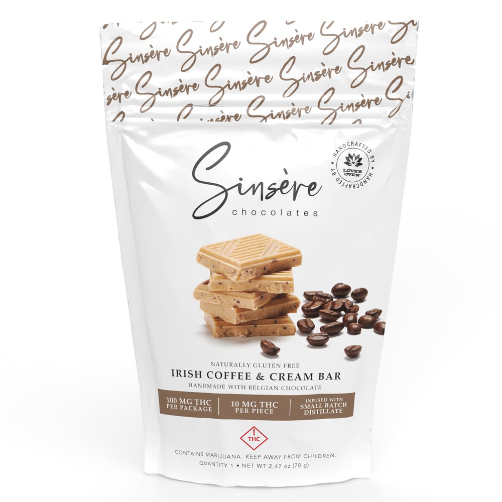 Irish Coffee and Cream Bar (100mg) by Sinsère