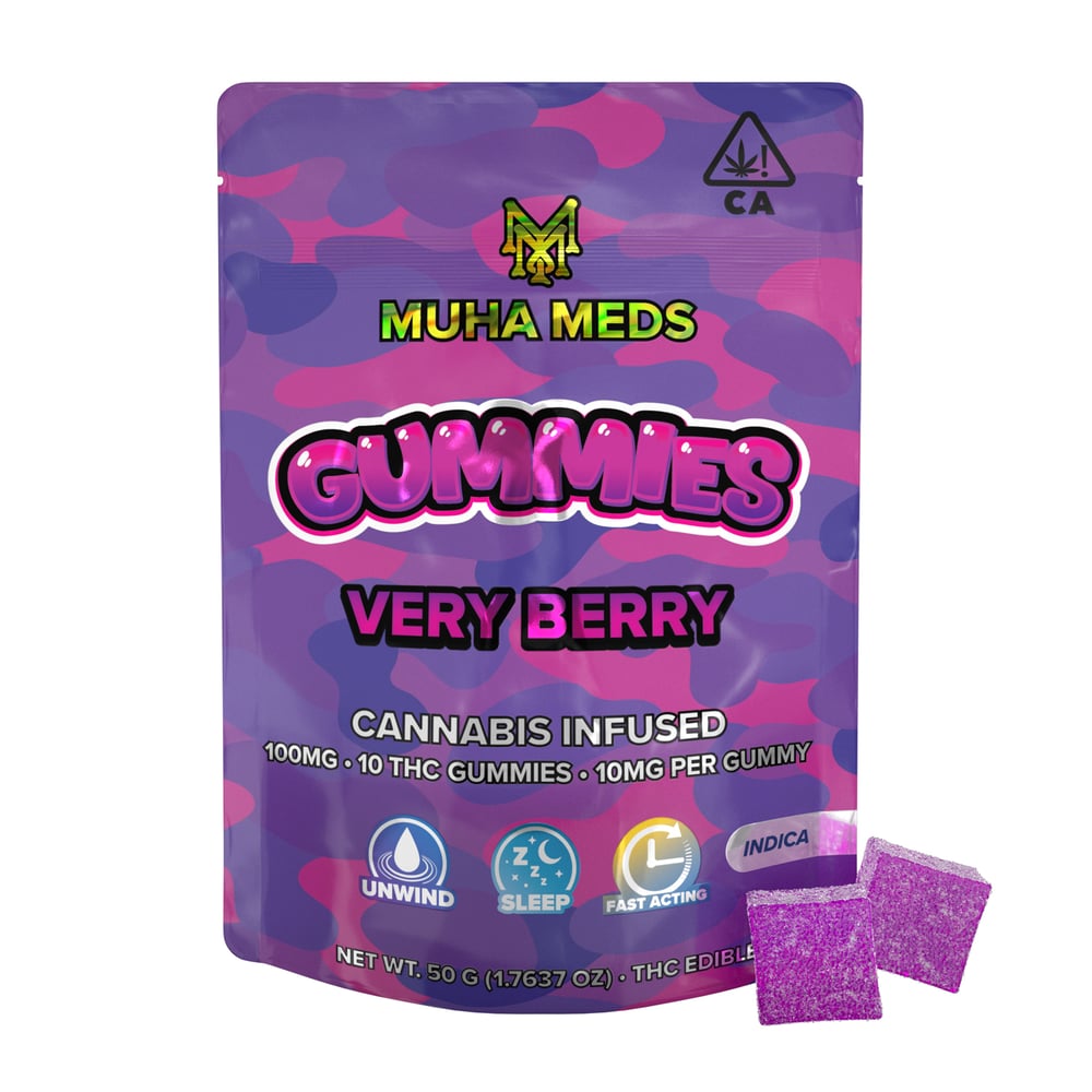Very Berry [10pk] (100mg) by Muha Meds