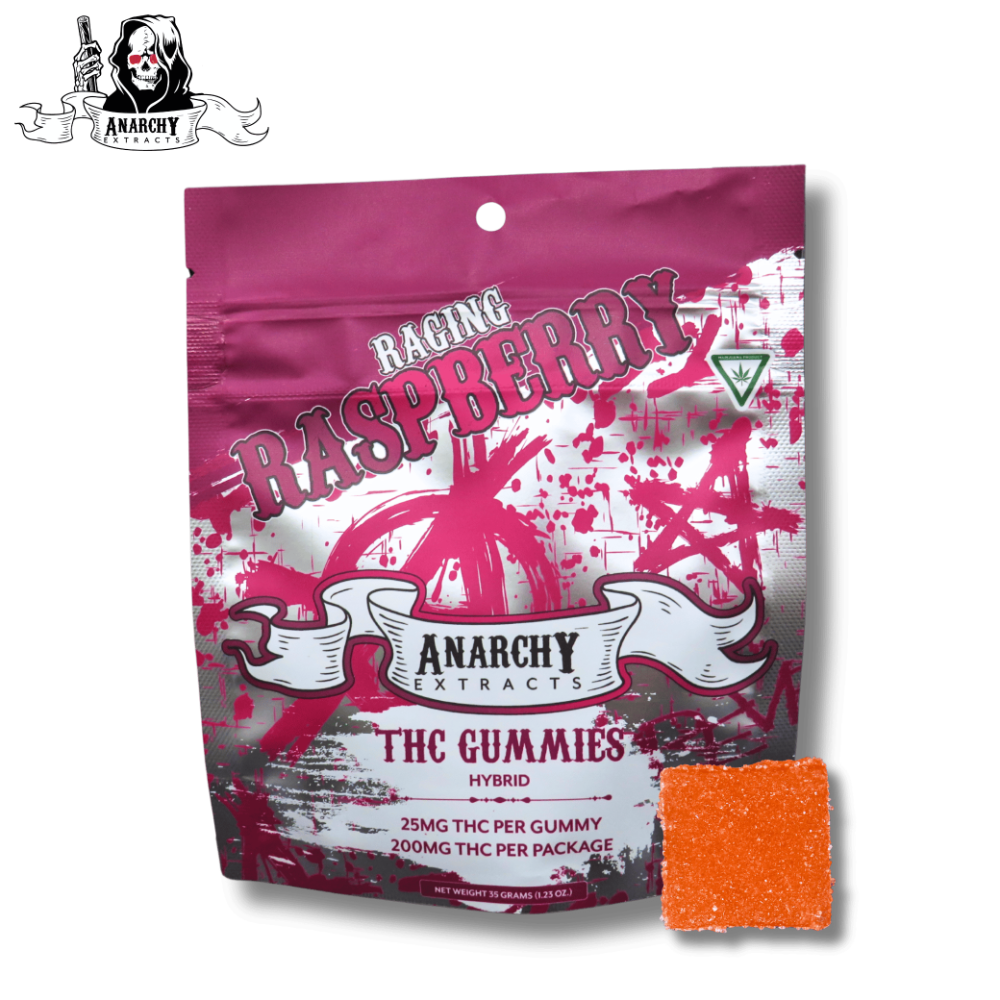 Raging Raspberry [8pk] (200mg) by Anarchy Extracts