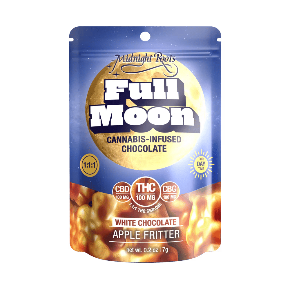 Apple Fritter (100mg CBD/100mg THC/100mg CBD:CBG) by Midnight Roots