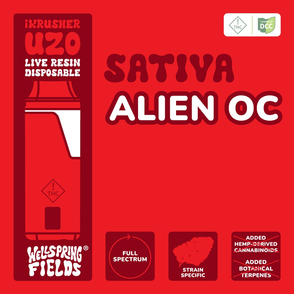 Alien OC [1000mg] by Wellspring Fields
