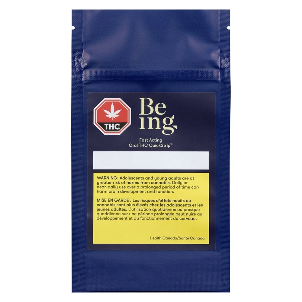 Fast Acting Oral THC QuickStrip [10pk] by Being
