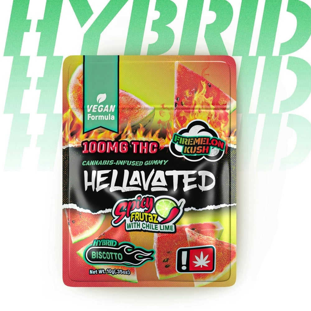 Firemelon Kush [1pk] (100mg) by Hellavated