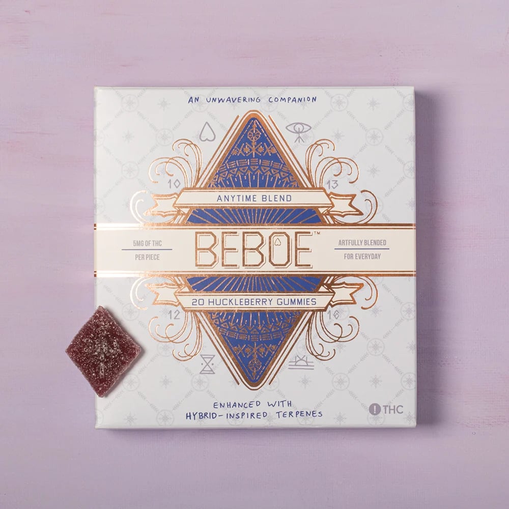 Anytime Huckleberry [20pk] (100mg) by Beboe