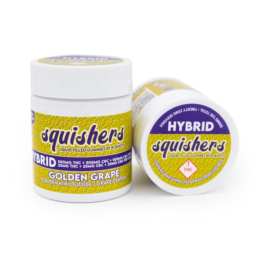 Golden Grape [20pk] (500mg THC/500mg CBC/500mg CBG) by Robhots