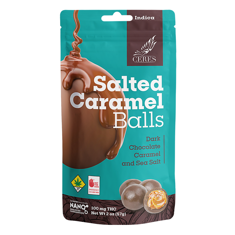 Salted Caramel - Indica [10pk] (100mg) by Ceres