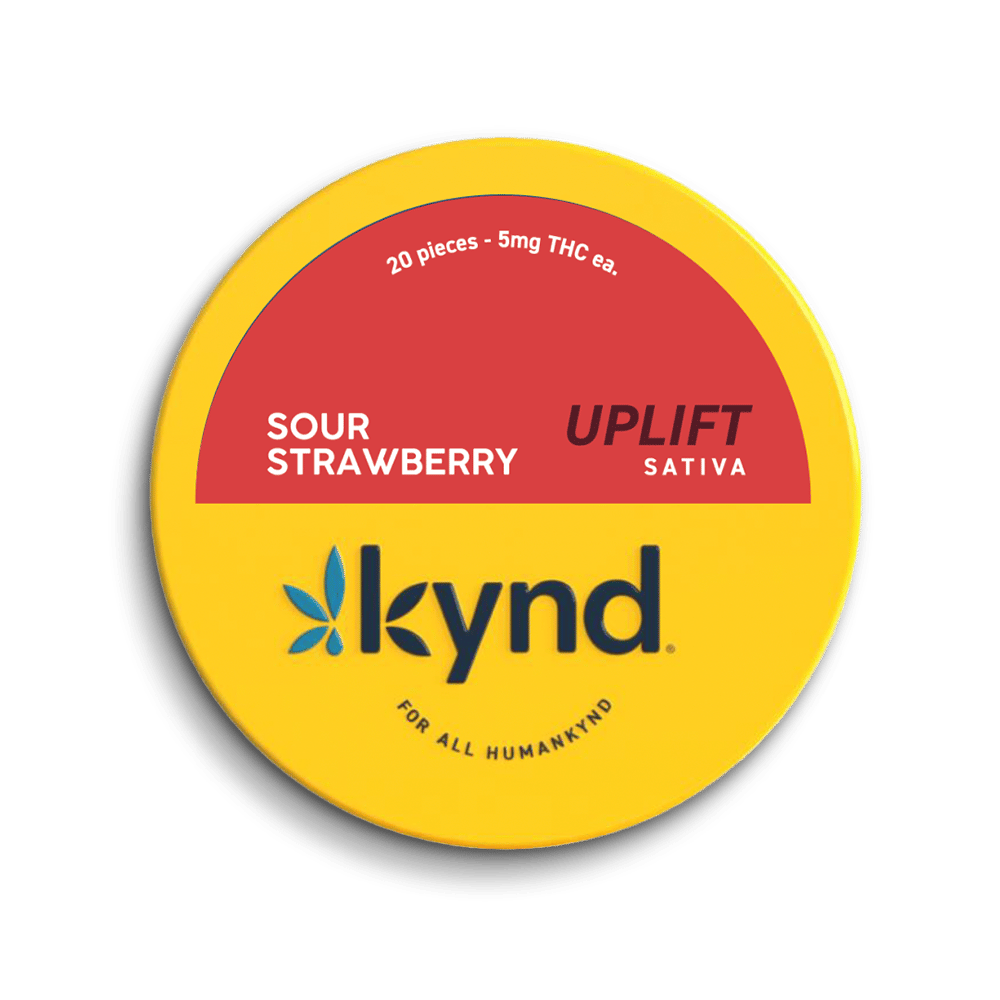 Uplift Sour Strawberry [20pk] (100mg) by KYND