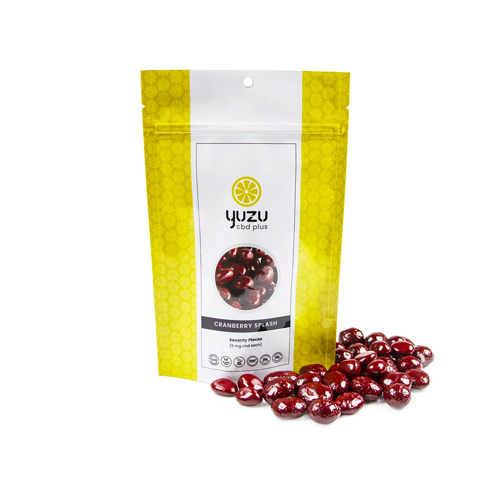Cranberry Splash [35pk] (175mg CBD) by Yuzu CBD Plus